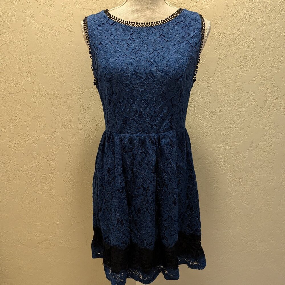 Blue Lace Dress